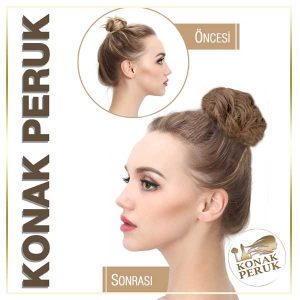 Kumral Lastikli Topuz Saç Toka